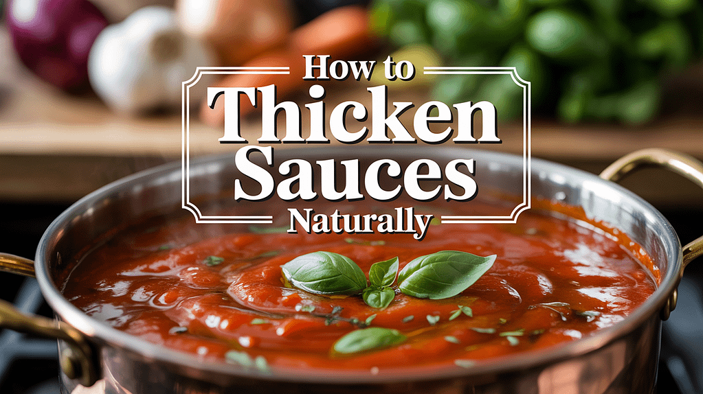 How To Thicken Sauces Naturally: From Flour Slurry to Adding Arrowroot Powder