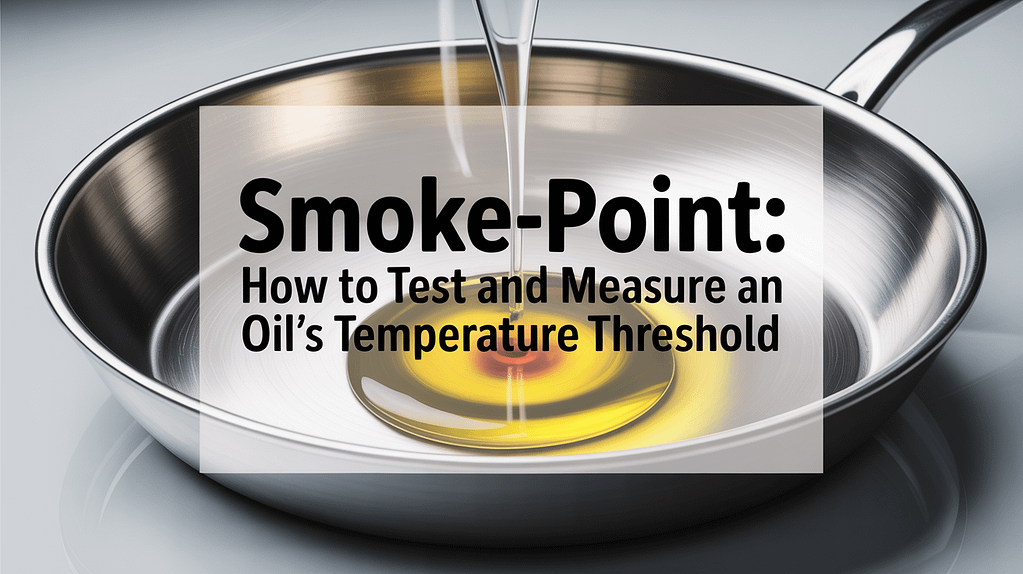 Smoke-Point: How to Test and Measure an Oil’s Temperature Threshold