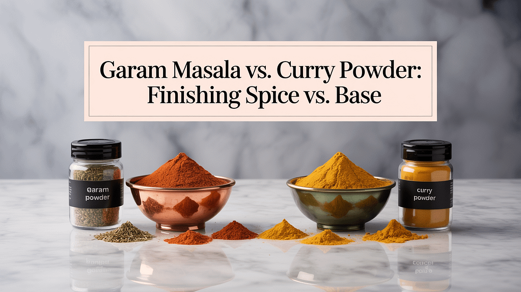 Garam Masala vs. Curry Powder: That's Finishing Spice vs. Base – Here's the Real Difference