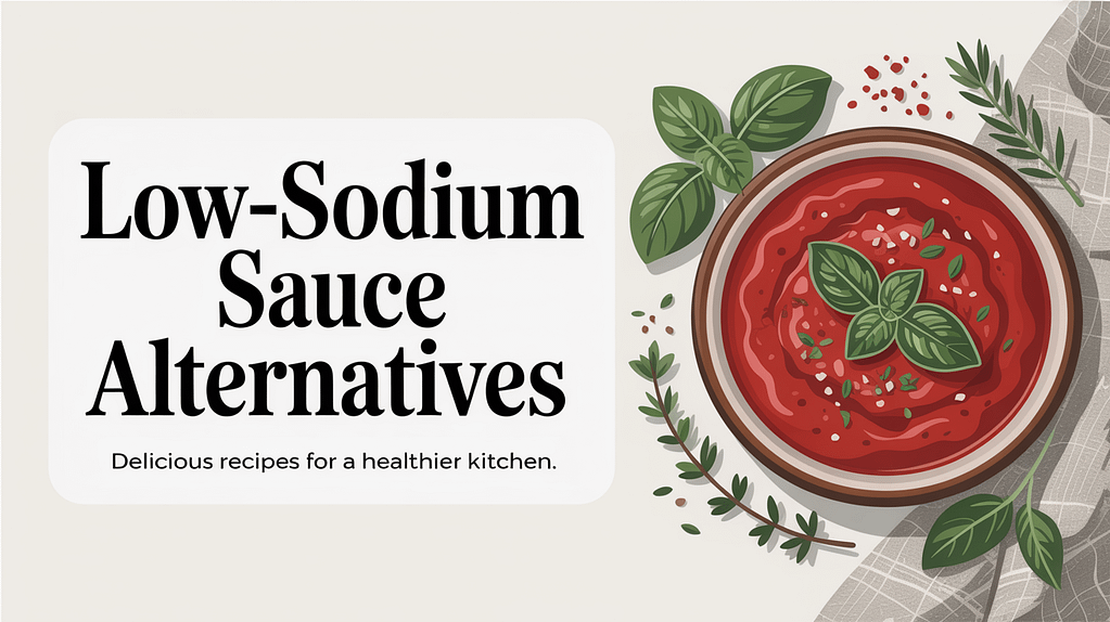 5 Best Low-Sodium Sauce Alternatives