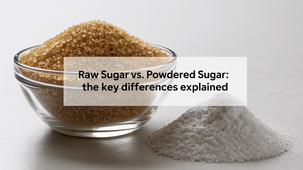 Raw Sugar vs. Powdered Sugar: The Key Differences Explained