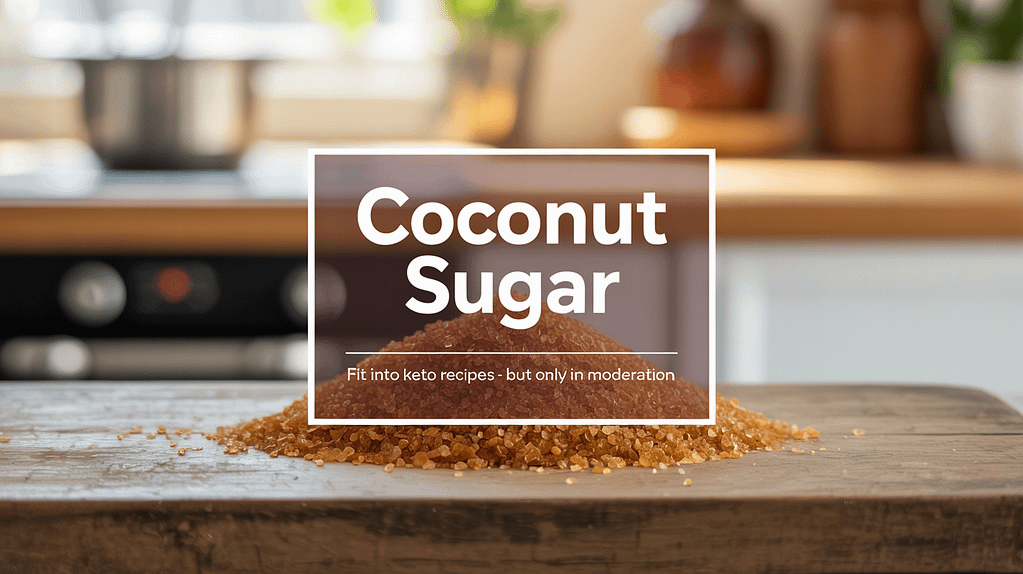 Coconut Sugar Can Fit into Keto Recipes - But Only in Moderation