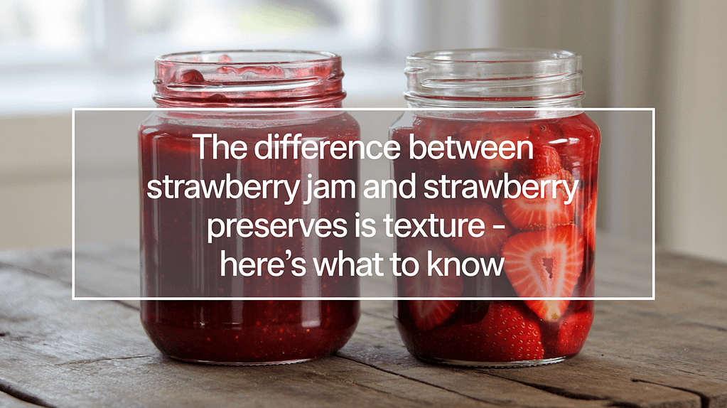 The Difference Between Strawberry Jam and Strawberry Preserves Is Texture - Here’s What to Know
