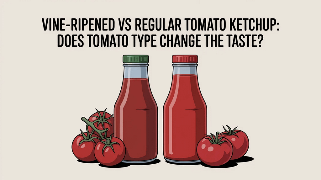 Vine-Ripened vs Regular Tomato Ketchup: Does Tomato Type Change the Taste?
